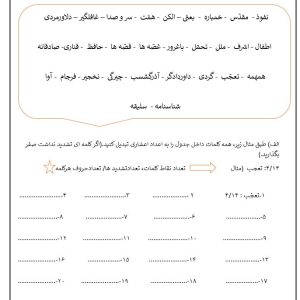 تکلیف تقسیم اعشاری