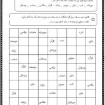 کاربرگ املا سودکو درس2 فارسی دوم